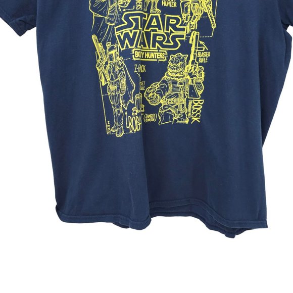 Funko Star Wars Bounty Smugglers Hunters Tee T Shirt Mens Size XL Crewneck Blue - Picture 9 of 15